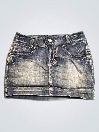 Two Days Later Denim Mini Skirt