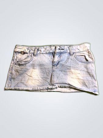 Light Blue Denim Skirt