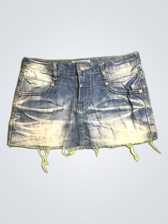 Relelexe Denim Mini Skirt