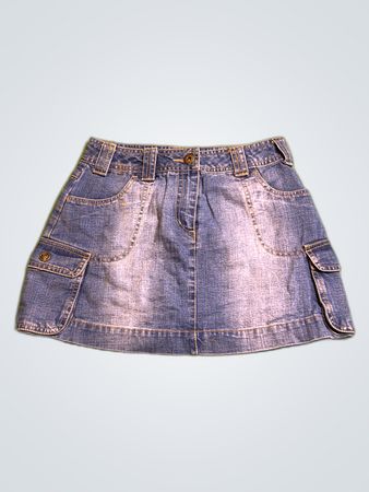 Free People Denim Mini Skirt
