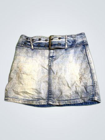 Pussy Denim Mini Skirt