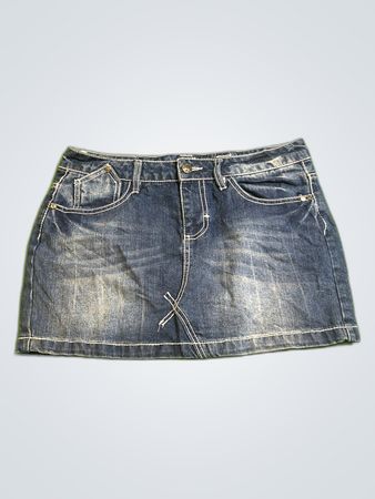 Fresh Made Denim Mini Skirt