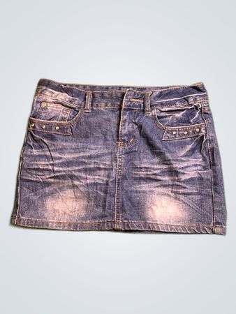 L.A. Jeans Denim Mini Skirt