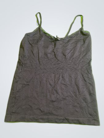 Reformation Black Lace Trim Camisole