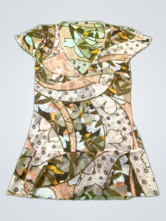 Blouse with Floral Pattern