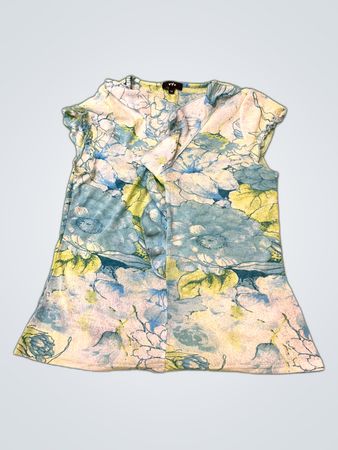 Printed Sleeveless Blouse