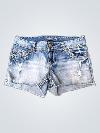 Maurices Distressed Denim Shorts