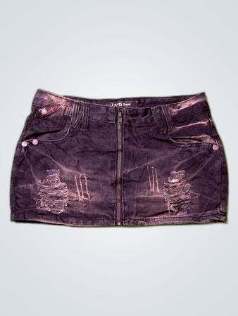 Abercrombie & Fitch Black Denim Mini Skirt