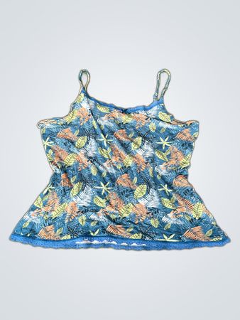 Women's Tropical Print Tank Top