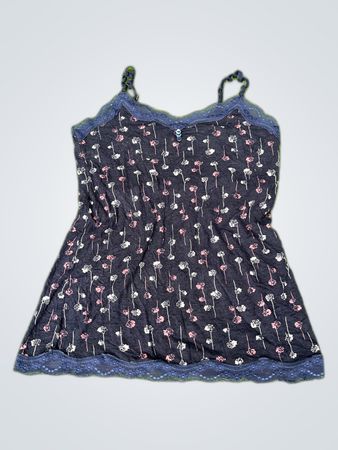 Lace Floral Print Camisole Top