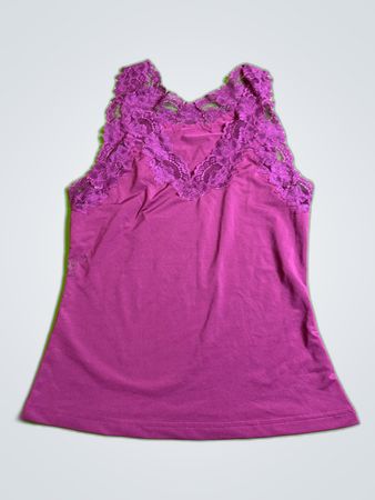Unbranded Purple Lace Trim Camisole