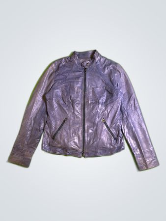 Purple Leather Jacket