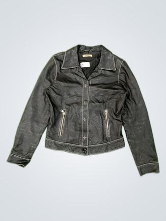 PASJS Black Leather Jacket