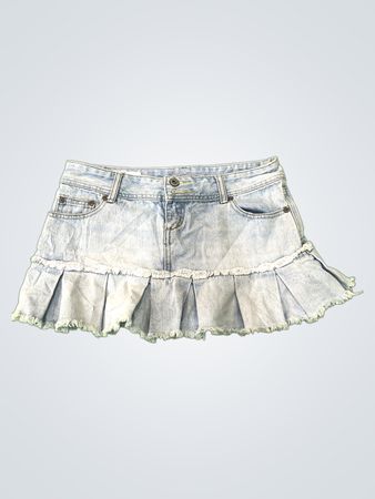 Garage Denim Mini Skirt