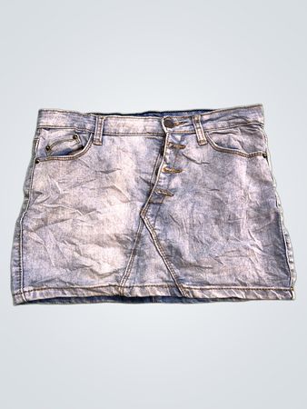 Unbranded Distressed Denim Mini Skirt