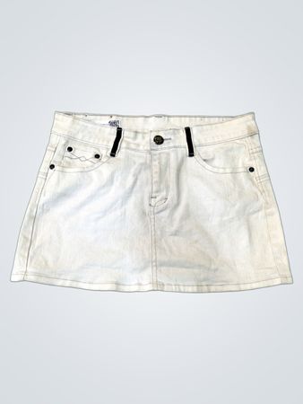 White Skirt with Rhinestones