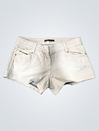 Patrizia Pepe White Denim Shorts
