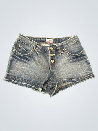 No Boundaries Low-Rise Denim Shorts
