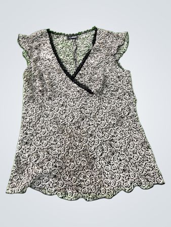 Luna Grey Blouse