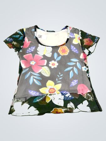 Blouse with Floral Pattern