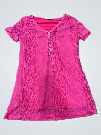 Pink Lace Top