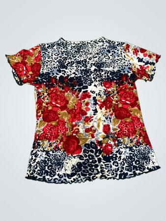 Floral Pattern T-Shirt