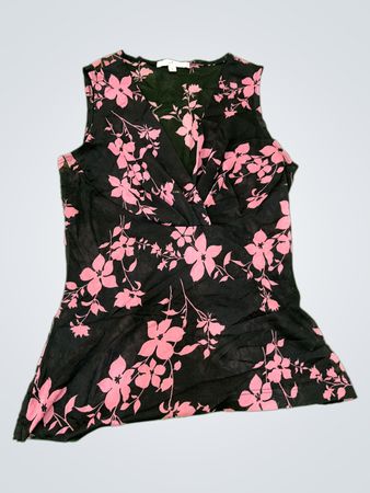 moa moa Floral Sleeveless Top