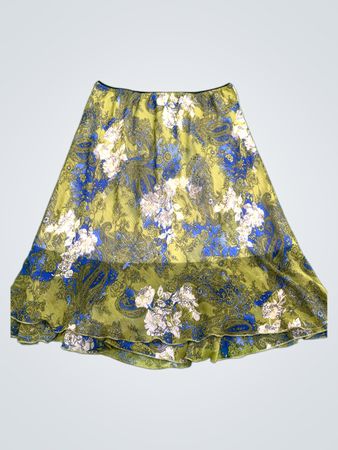 Briggs New York Paisley Print Mini Skirt