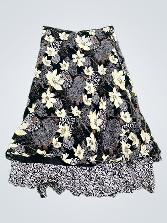 J.M. Collection Floral Skirt