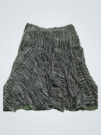 Black and White Dotted Skirt