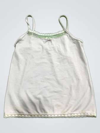 White Lace Trim Camisole