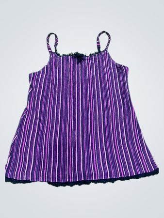 Purple and Pink Striped Tank Top