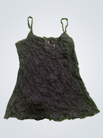 hanky panky black lace camisole
