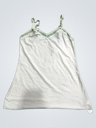 White Lace Trim Camisole