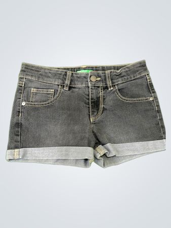 Gray Denim Shorts