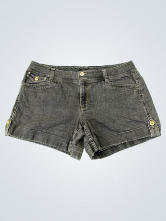 Gray Denim Shorts