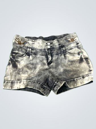 Gray Denim Shorts