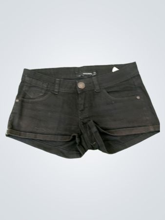 Taley Weil Black Denim Shorts