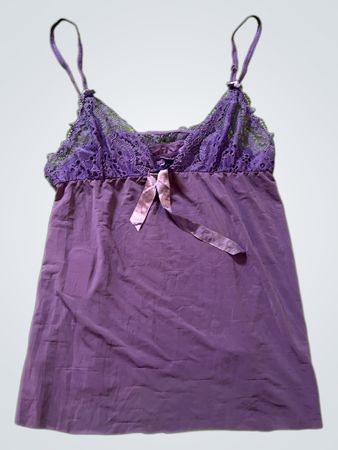 Carla Purple Lace Cami Top