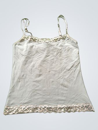 Women's Light Blue Camisole with Lace Trim