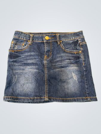 Long Ditu Denim Skirt