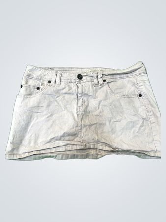 Highway Jeans White Denim Skirt