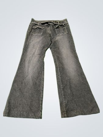 Gray Flare Jeans