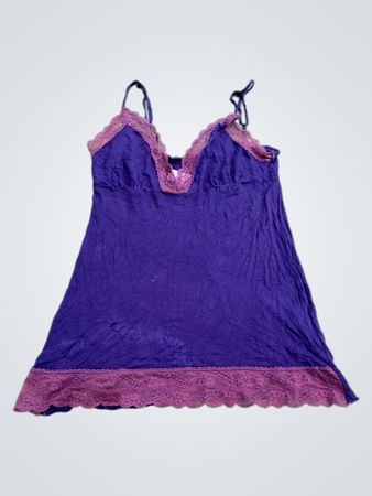 Tezenis Purple Lace Cami Top