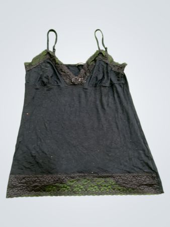 Tezenis Black Lace Cami Top
