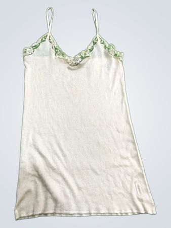 White Lace Trim Camisole