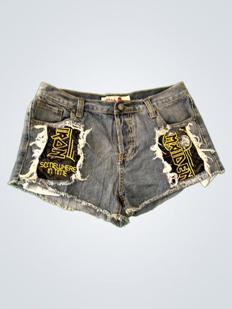 1st Kiss Distressed Denim Shorts