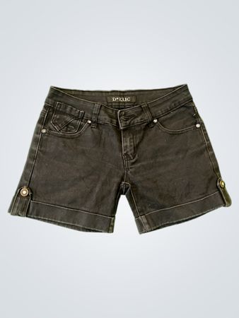 D*KLIC Black Denim Shorts
