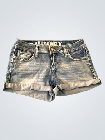 Hydraulic Denim Shorts