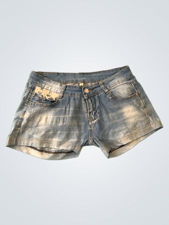 Blue Denim Shorts